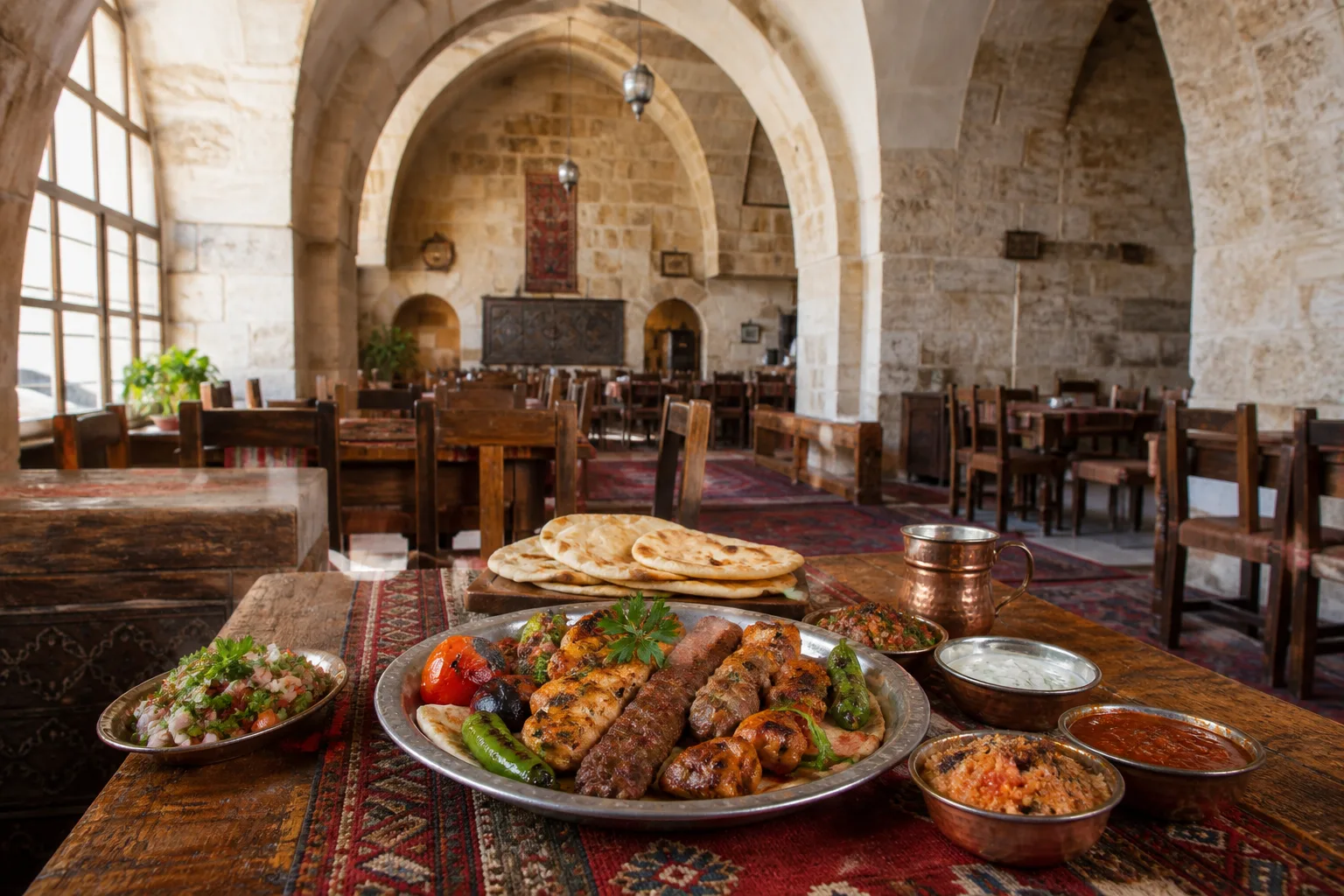Kervan restoran ve yemek fotoğrafı