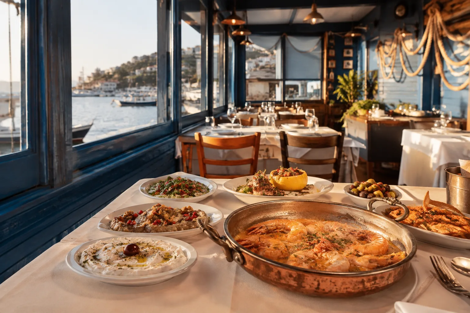 Liman restoran ve yemek fotoğrafı