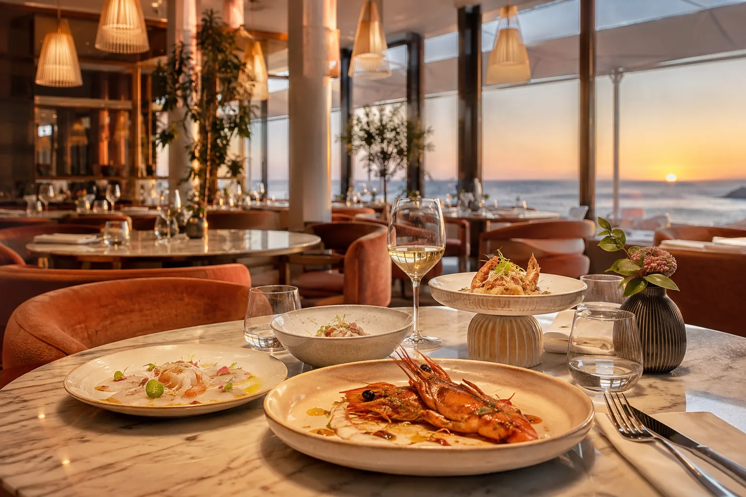 Mercan restoran ve yemek fotoğrafı